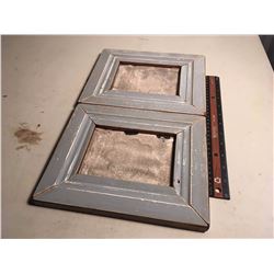 Framed Tin Tiles (2)