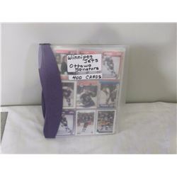 Binder Of Hockey Cards (Winnipeg Jets, Ottawa Senators) (400) (No Duplicates)