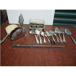 Various Pieces Silver & Silver plate (16 Pieces) (Mostly Plated)