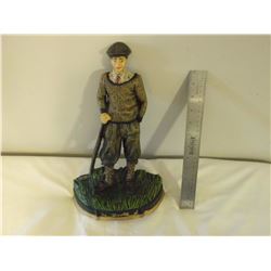 Caste Iron Golfer Door Stop