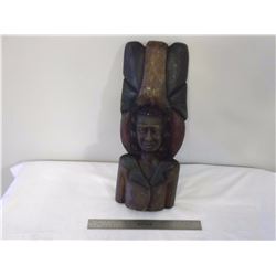 Large Wood Carving (17” High)