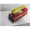 Image 2 : Toy Tin Fire Truck (Rear Friction) (Made in Japan)