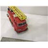 Image 3 : Toy Tin Fire Truck (Rear Friction) (Made in Japan)