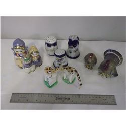 Older Salt & Pepper Shakers (6 Pieces)