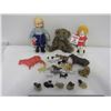 Image 1 : Toys (Annie & Cupi Doll, teddy Bear, Farm Animals & Wade Tea Animals)