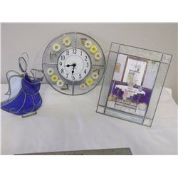Stain Glass Lot (Picture, Clock, Angel)