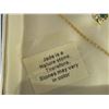 Image 4 : Jade Jewelry Lot (14KT Gold Plated Necklace, Earring Set, Size 9-10 Ring)