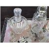 Image 3 : Vintage Crystal Perfumes With Tray (6 Pieces)