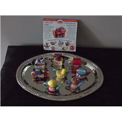 Red Rose Tea Pots (7) (“Toy Chest” Set)