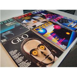 Lot of 6 Magazines: 5 OMNI, 1 GEO
