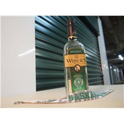 Saskatchewan Roughriders Beaded Key Ring Strap; Wiser’s Reserve Roughriders