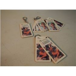 Lot of 4 Adult (XXX) 1983 Calendar Key Chains