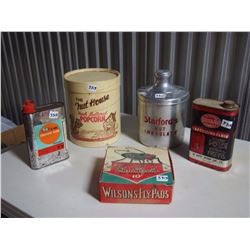 Miscellaneous Items (5) (Starford's Hot Chocolate, Nut House Popcorn, Wilson's Fly Pads)
