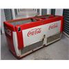 Image 13 : Coca Cola Cooler, 71"x24"x35" 4 Lids Open