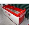 Image 9 : Coca Cola Cooler, 71"x24"x35" 4 Lids Open