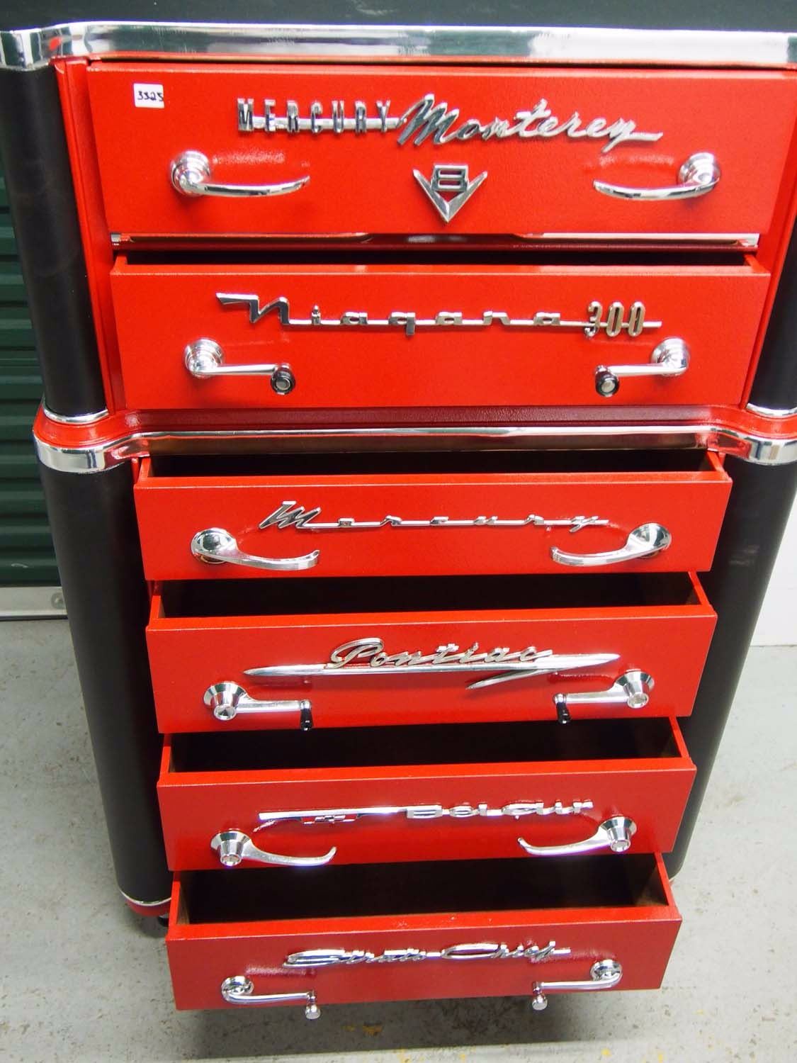 Tool Box Style Custom Made Dresser On Wheels 34 X17 X53