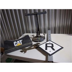 Rail Sign (8 1/2"x8 1/2"), Tools, Misc. Items