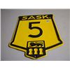 Image 1 : Saskatchewan Highway Sign Tin (12"x15") (Repainted)