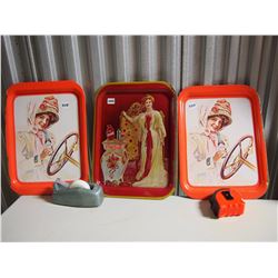 Coca-Cola Trays (3) (10 1/2"x15")