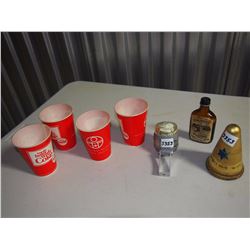 Missile Bomb Cap (1943), Coke Paper Cups, North Comfort Maple Syrup