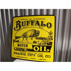 Buffalo Porcelain Fantasy Sign (24"x24")