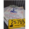 Image 1 : License Plates (2) (Manitoba) W/ Queen And Her Maids, Melville Poster