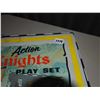 Image 2 : Action Play Set Tin Vintage 1960's Knight Set
