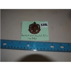 Royal North West Mounted Police Cap Badge
