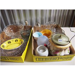 Two Boxes Of Misc. Dishes