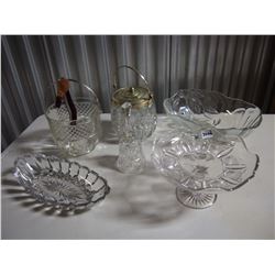 Serving Platter, Candy Dish, Bell, Pickle Dish