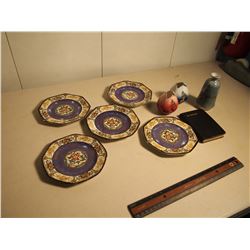 Lot Of Vintage Plates And Extras (Bible, Vases, Etc)