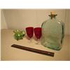 Image 1 : Lot of Misc (Matching Cups, Bottle With Cork, Etc;)