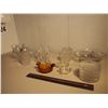 Image 1 : Misc Glass Items (Serving Dishes, Candle Holder's  Glasses, Etc;)