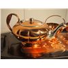 Image 3 : Matching Bronze Set Tea Kettle, Tray, Cream & Sugar