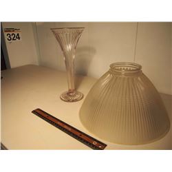 Glass Vase With Lamp Shade