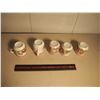 Image 4 : Lot of Matching Decorative Cups (5)