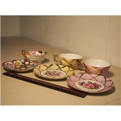 Sets of Matching Decorative Cups And Saucers (3)
