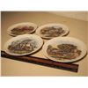 Image 1 : Decorative Painted Hanging Plates (4)
