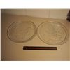 Image 1 : Pair of Christmas Themed Platters