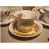 Image 2 : Lot of Misc Decorative Floral Themed Cups and Saucers (6)