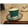 Image 2 : Lot of Colored Decorative Cups and Saucers (5)