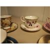 Image 5 : Lot of Colored Decorative Cups and Saucers (5)