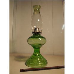 Depression Glass Kerosene Lamp