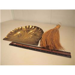 Decorative Hand Brush And Metal Dust Pan