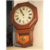 Image 1 : Wood Hanging Wall Clock With Key