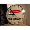 Image 1 : Silverwood's Deluxe Ice Cream Metal Electric Clock (Working)