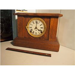 Wood "Jewel" Mantle Clock