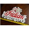 Image 1 : Porcelain Indian Motorcycle Sign