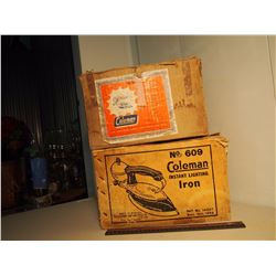 Coleman's No.609 Iron Box & 4-A Iron Box