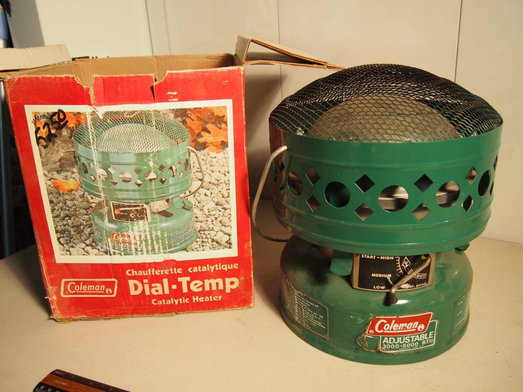 Coleman DialTemp Adjustable Catalytic Heater (3k5k BTU's)